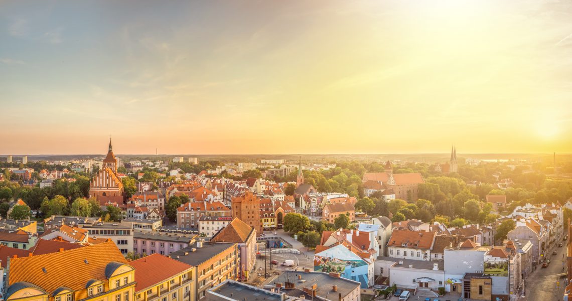 Panorama miasta Olsztyna